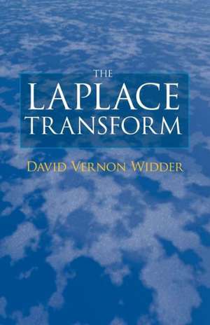 The Laplace Transform de David Vernon Widder