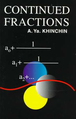 Continued Fractions de A. Ya Khinchin