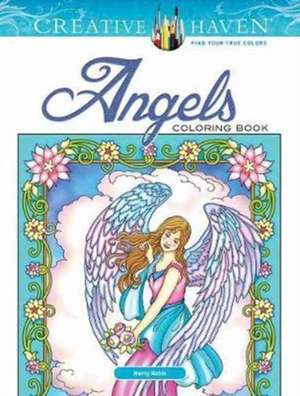 Creative Haven Elegant Angels Coloring Book de Marty Noble