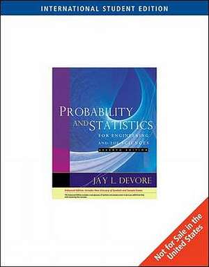 Probability and Statistics for Engineering and the Sciences: Concepts and Contexts de Jay L. Devore