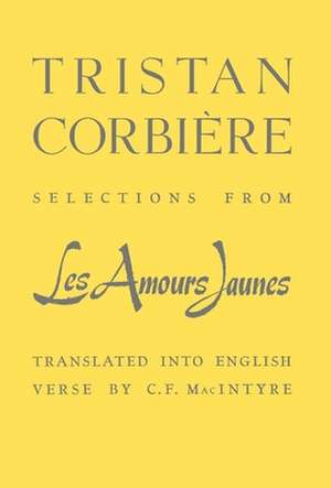 Selections From Les Amours Jaunes de Tristan Corbière