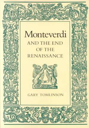 Monteverdi End (Paper) de Tomlinson