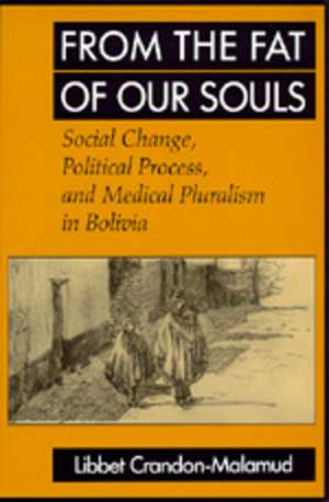 From the Fat of Our Souls – Social Change, Political Process & Medical Pluralism in Bolivia de Libbet Crandon–malamud