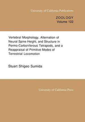 Vertebral Morphology V122 de Sumida