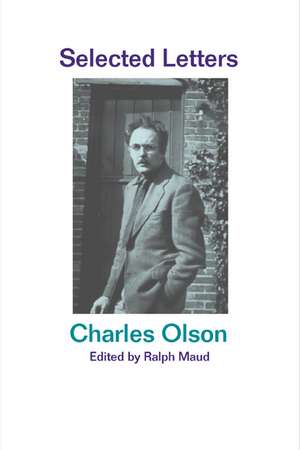 Selected Letters Charles Olson de Charles Olson