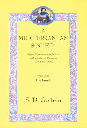 A Mediterranean Society V 3 – The Family de S. D. Goitein