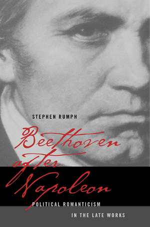 Beethoven after Napoleon – Political Romanticism in the Late Works de Stephen Rumph