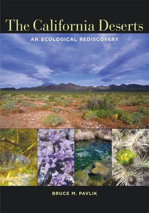 The California Deserts – An Ecological Rediscovery de Bruce M Pavlik