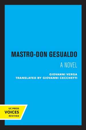 Mastro–Don Gesualdo – A Novel de Giovanni Verga