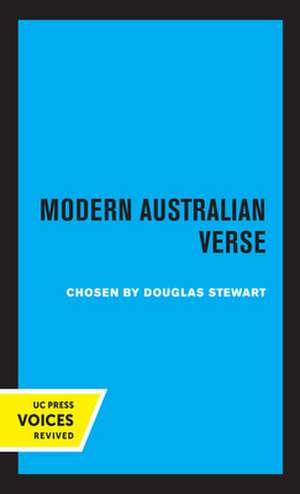 Poetry in Australia, Volume II – Modern Australian Verse de Douglas Stewart