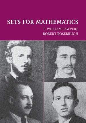 Sets for Mathematics de F. William Lawvere