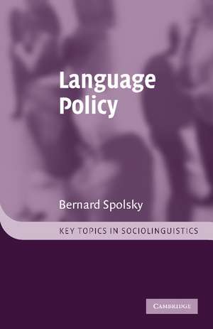 Language Policy de Bernard Spolsky