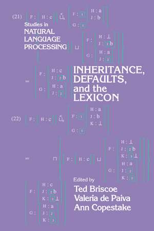 Inheritance, Defaults and the Lexicon de Ted Briscoe