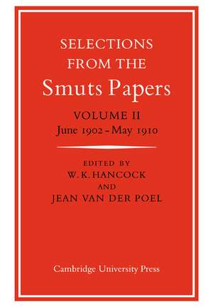 Selections from the Smuts Papers de W. K. Hancock