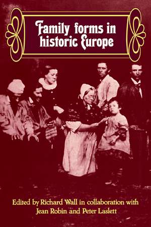 Family Forms in Historic Europe de Richard Wall