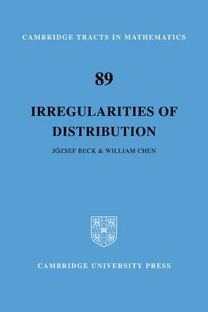 Irregularities of Distribution de Jozsef Beck