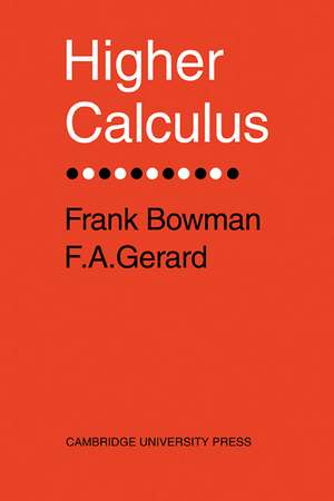 Higher Calculus de Frank Bowman