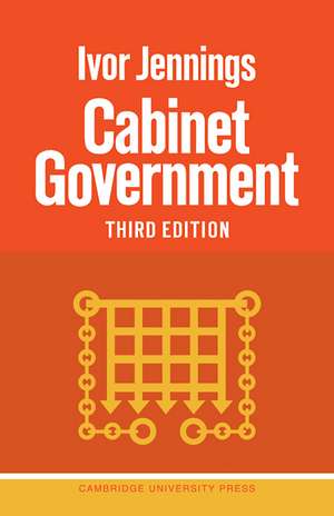 Cabinet Government de Ivor Jennings