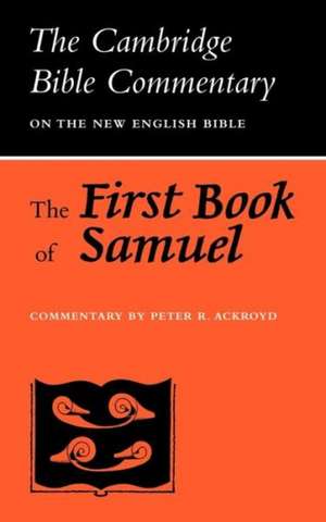 The First Book of Samuel de P. R. Ackroyd