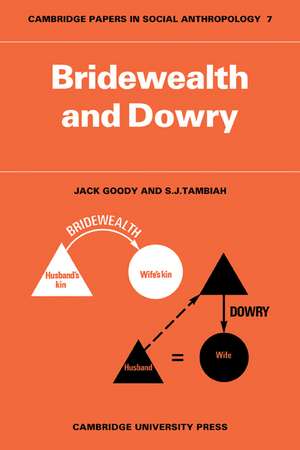 Bridewealth and Dowry de Jack Goody