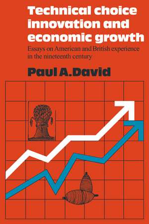 Technical Choice Innovation and Economic Growth: Essays on American and British Experience in the Nineteenth Century de Paul A. David