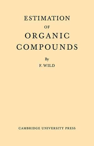 Estimation Organic Compounds de Wild