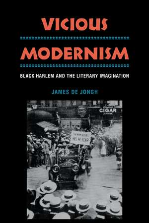 Vicious Modernism: Black Harlem and the Literary Imagination de James de Jongh