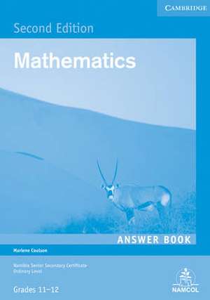 NSSC Mathematics Student's Answer Book de Marlene Coulson