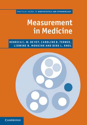 Measurement in Medicine: A Practical Guide de Henrica C. W. de Vet