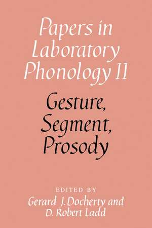 Gesture, Segment, Prosody de Gerard J. Docherty