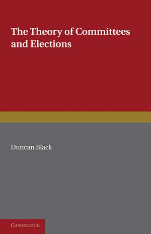 Theory Committees and Elections de Duncan Black