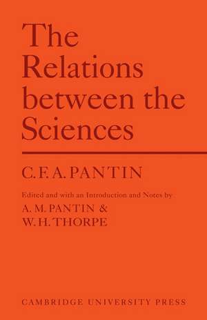 Relations Between Sciences de C. F. A. Pantin