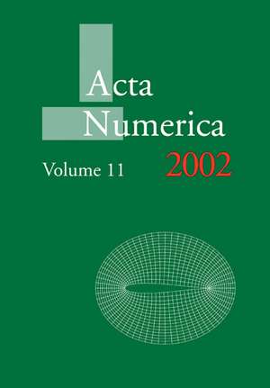 Acta Numerica 2002: Volume 11 de Arieh Iserles