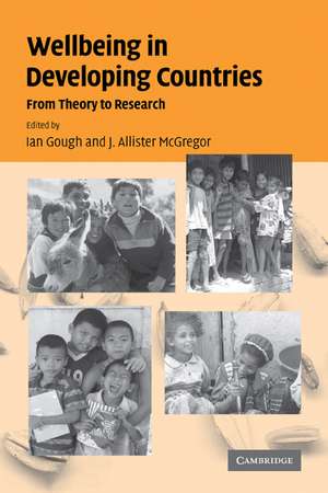 Wellbeing in Developing Countries: From Theory to Research de Ian Gough