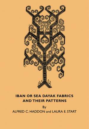 Iban or Sea Dayak Fabrics and their Patterns: A Descriptive Catalogue of the Iban Fabrics in the Museum of Archaeology and Ethnology Cambridge de Alfred C. Haddon