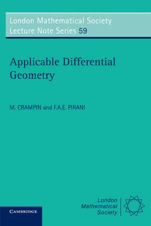 Applicable Differential Geometry de M. Crampin