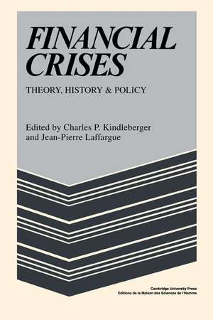 Financial Crises de Kindleberger