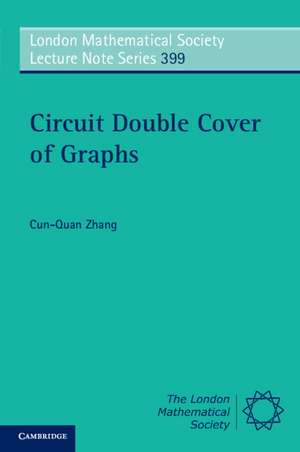 Circuit Double Cover of Graphs de Cun-Quan Zhang