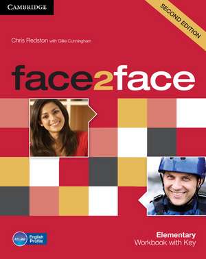 face2face Elementary Workbook with Key de Chris Redston