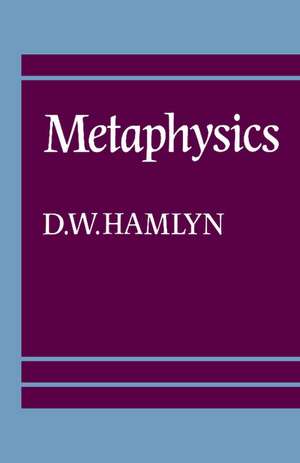 Metaphysics de D. W. Hamlyn