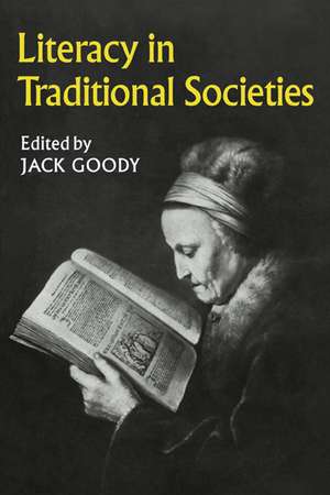 Literacy in Traditional Societies de Jack Goody