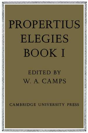 Propertius: Elegies: Book 1 de Propertius