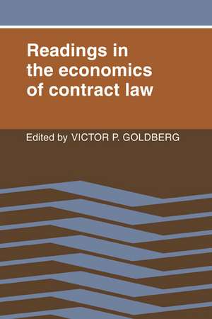 Readings in the Economics of Contract Law de Victor P. Goldberg