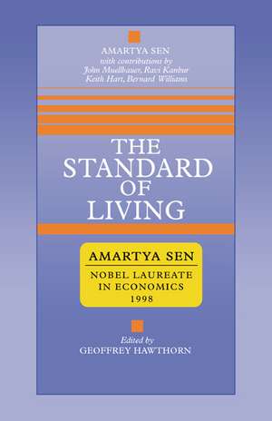 The Standard of Living de Amartya Sen