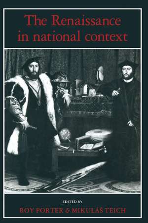 The Renaissance in National Context de Roy Porter