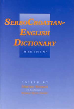 SerboCroatian-English Dictionary de Morton Benson