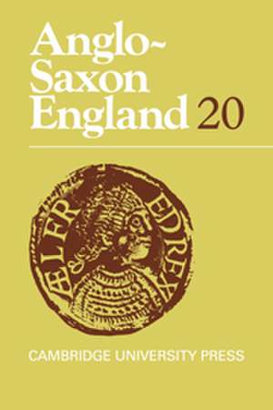 Anglo-Saxon England: Volume 20 de Michael Lapidge