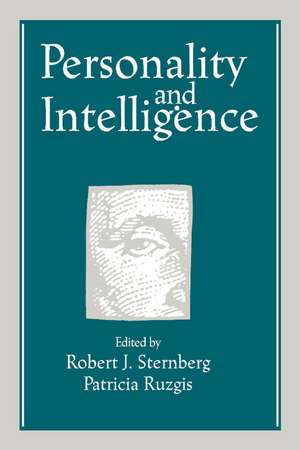 Personality and Intelligence de Robert J. Sternberg PhD