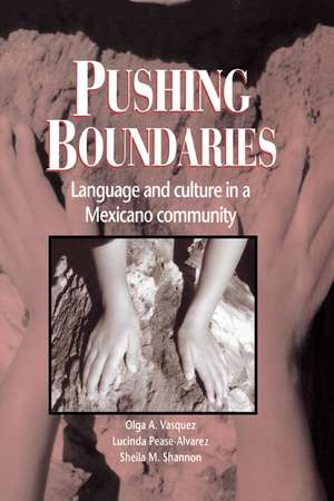 Pushing Boundaries: Language and Culture in a Mexicano Community de Olga A. Vásquez