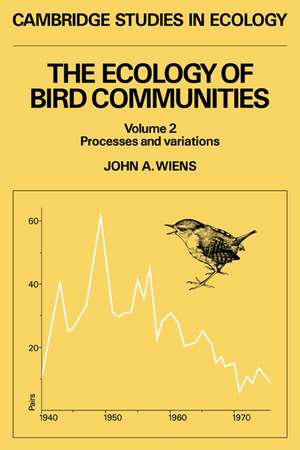 The Ecology of Bird Communities de John A. Wiens